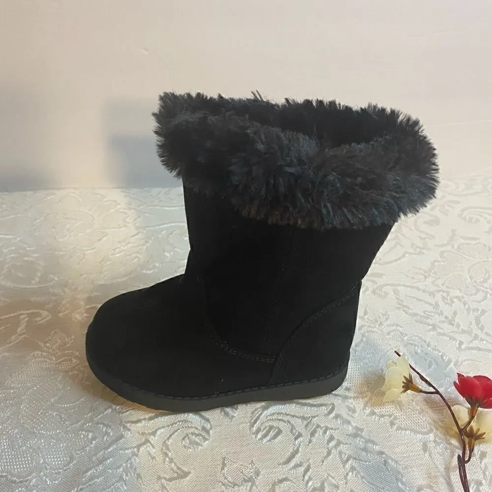 💥Cat & Jack Girls Georgeina faux suede  Boots Sizes : Various